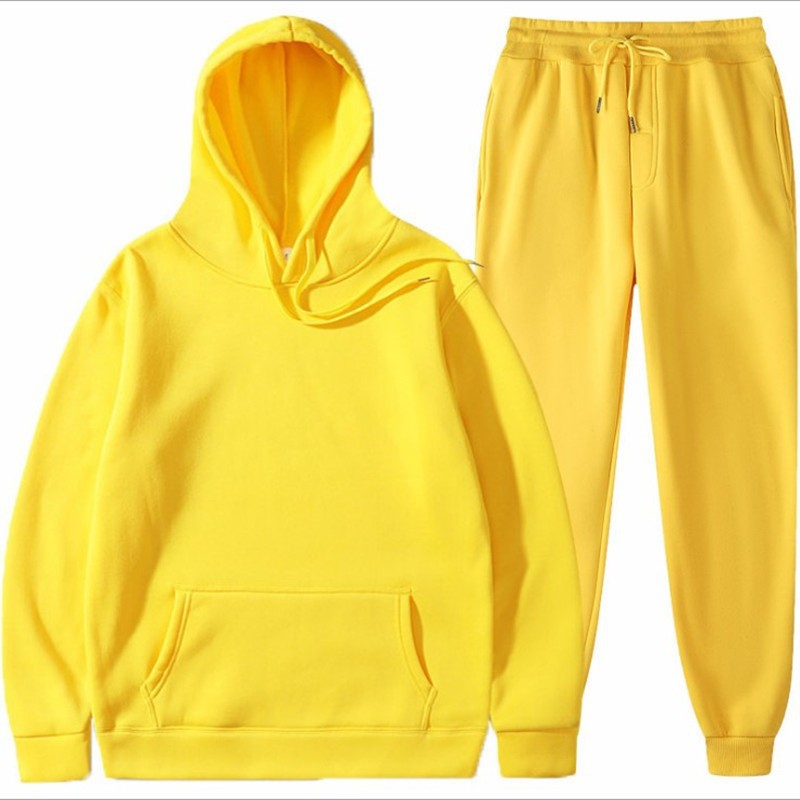 Ensemble de Survêtement Homme 2 Pièces – Sweat à Capuche & Jogging Casual
