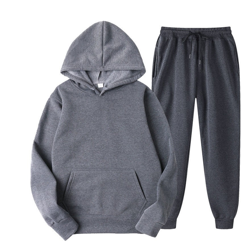 Ensemble de Survêtement Homme 2 Pièces – Sweat à Capuche & Jogging Casual