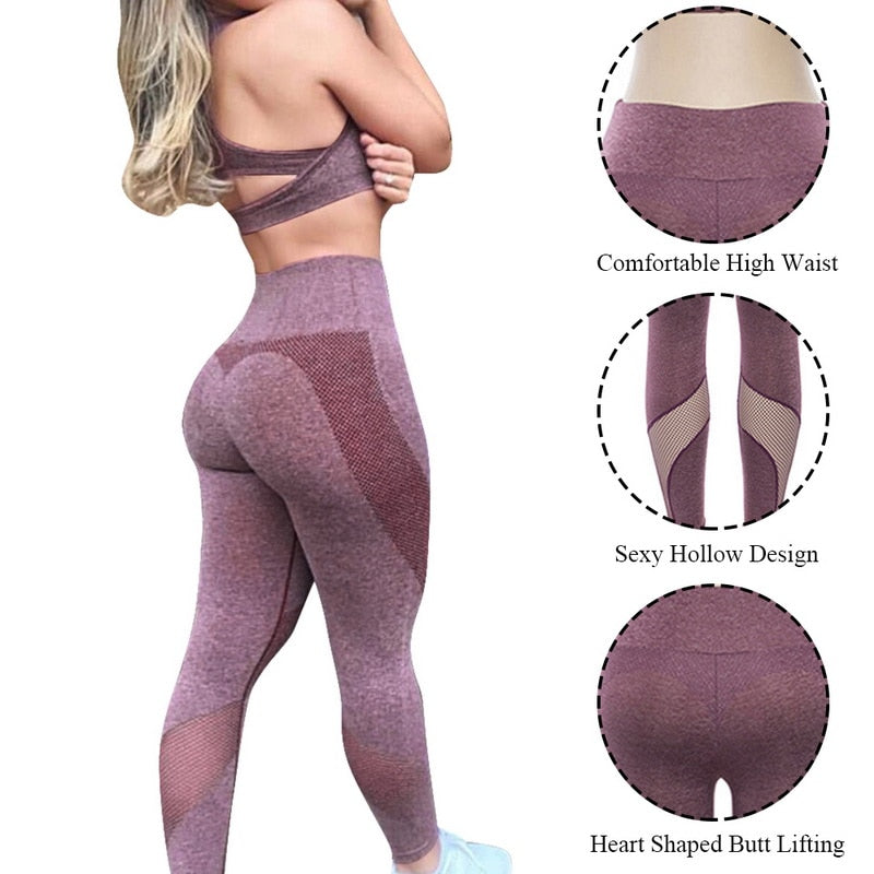 Ensemble de Sport Sculptant Sans Coutures – Brassière & Legging