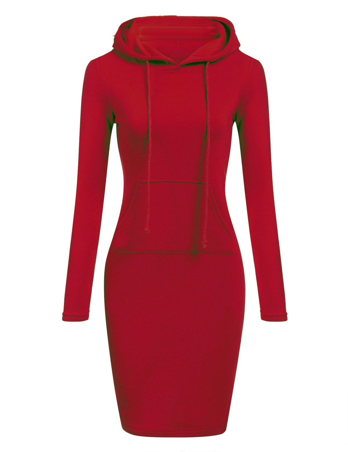 Robe Sweat à Capuche Longue Femme – Coupe Ajustée, Mélange Coton & Style Streetwear Chic