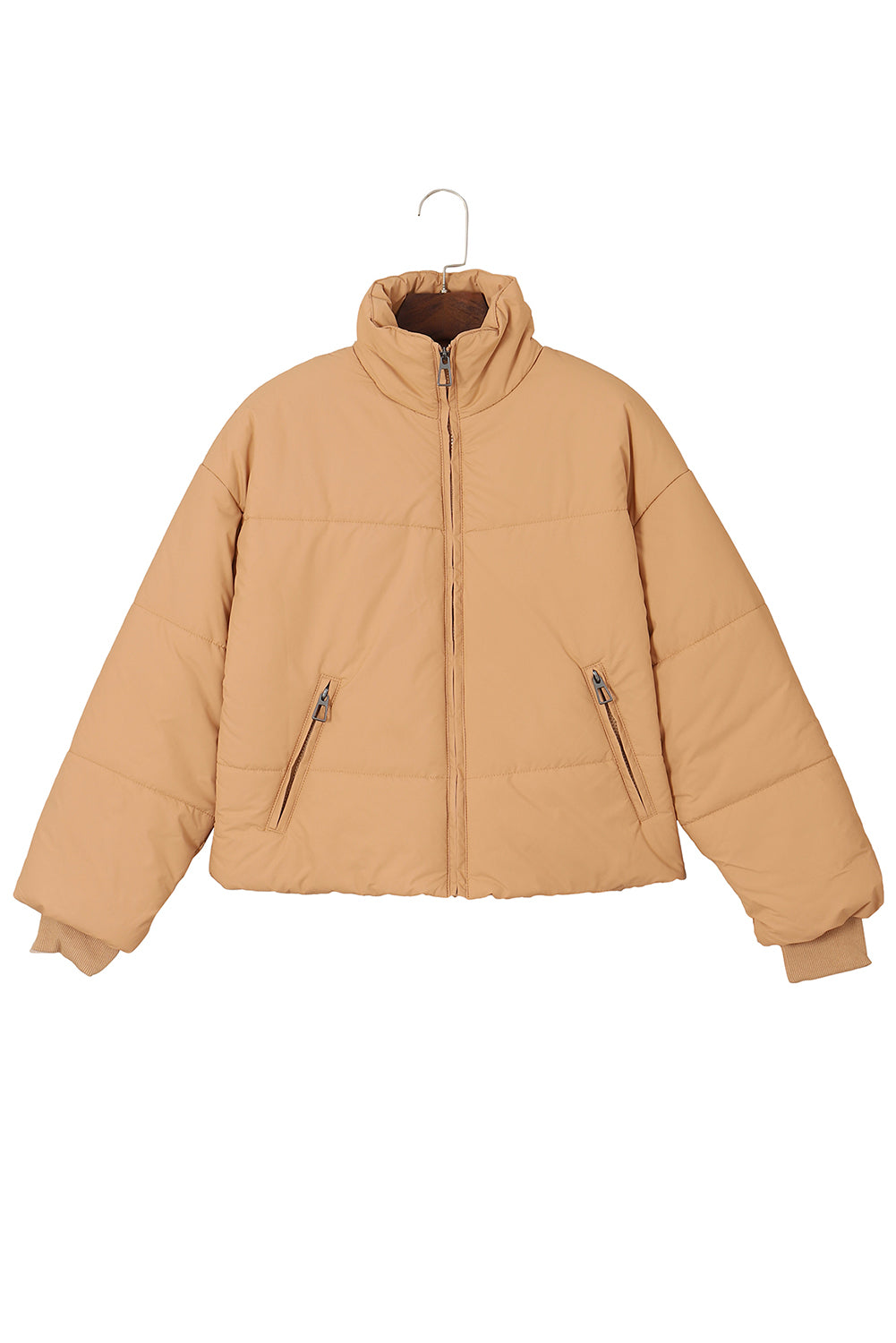 Doudoune Courte Marron – Collection Hiver Chaud & Style