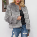 Manteau Femme en Fausse Fourrure – Style Streetwear & Chic Rétro