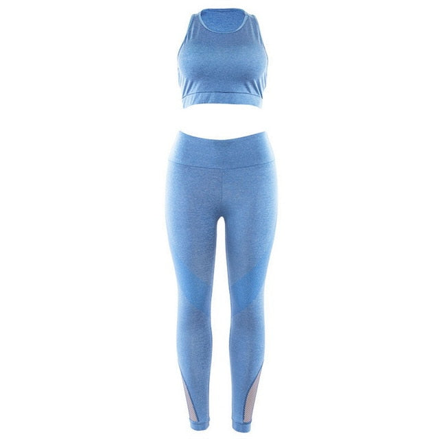 Ensemble de Sport Sculptant Sans Coutures – Brassière & Legging