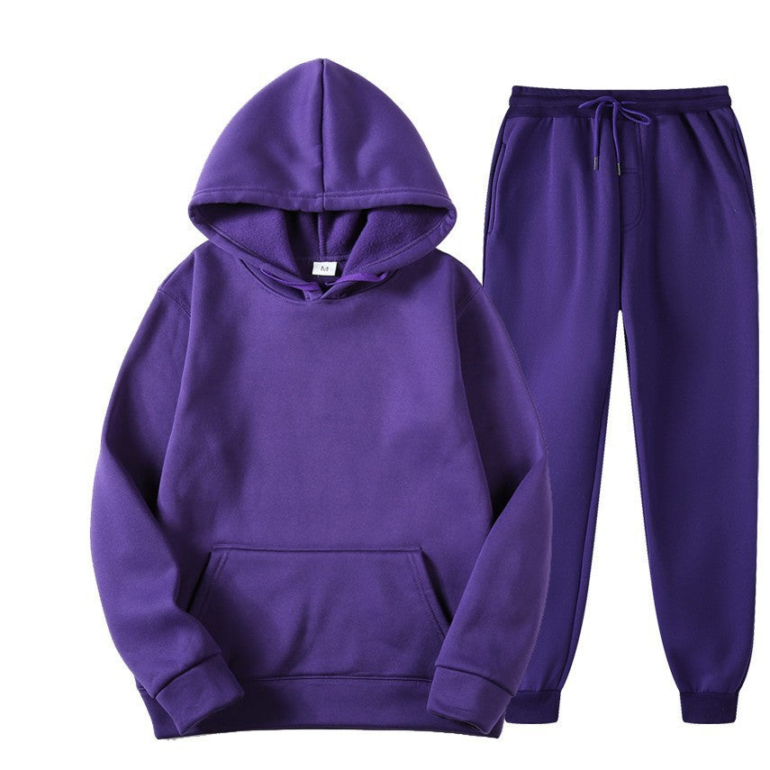 Ensemble de Survêtement Homme 2 Pièces – Sweat à Capuche & Jogging Casual