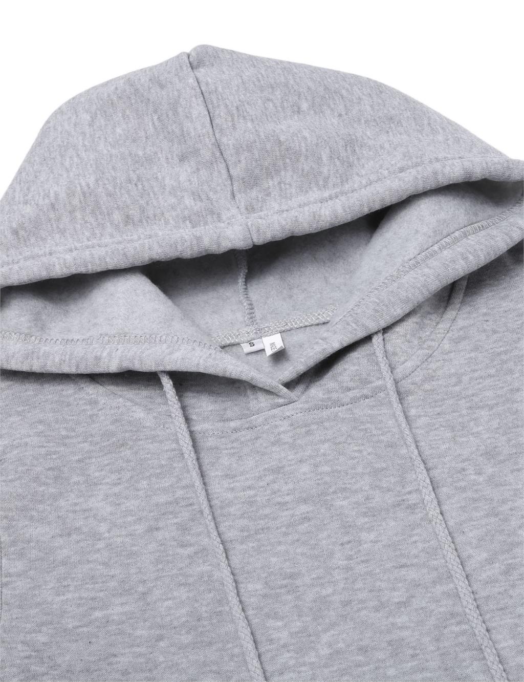 Robe Sweat à Capuche Longue Femme – Coupe Ajustée, Mélange Coton & Style Streetwear Chic