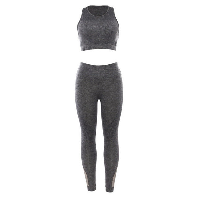 Ensemble de Sport Sculptant Sans Coutures – Brassière & Legging