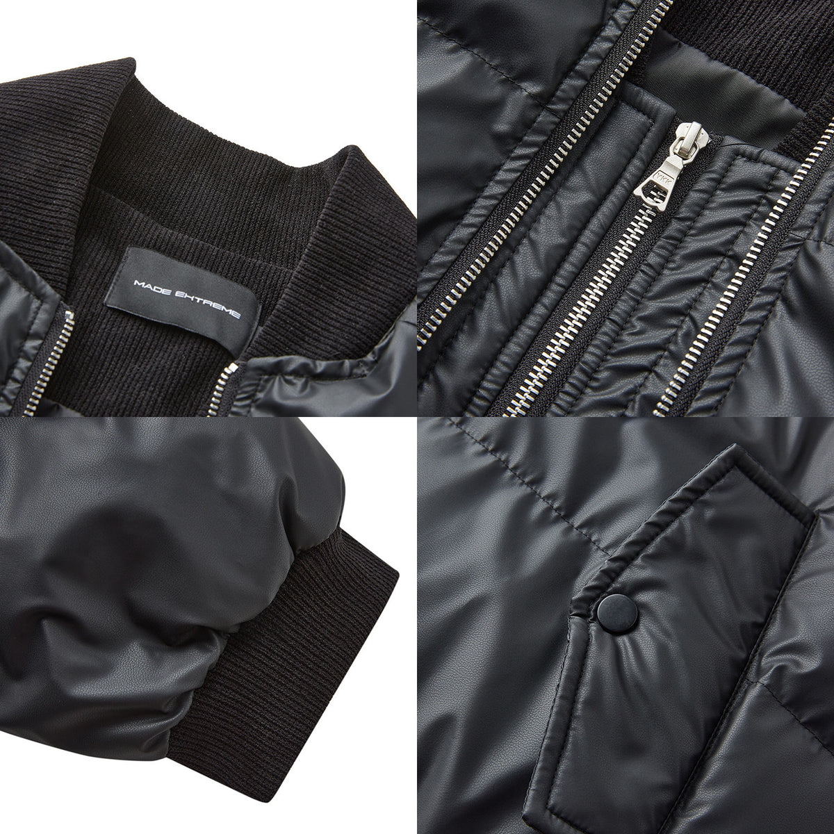 Doudoune Matelassée Homme Oversize à Multizips – Veste Chaude Streetwear