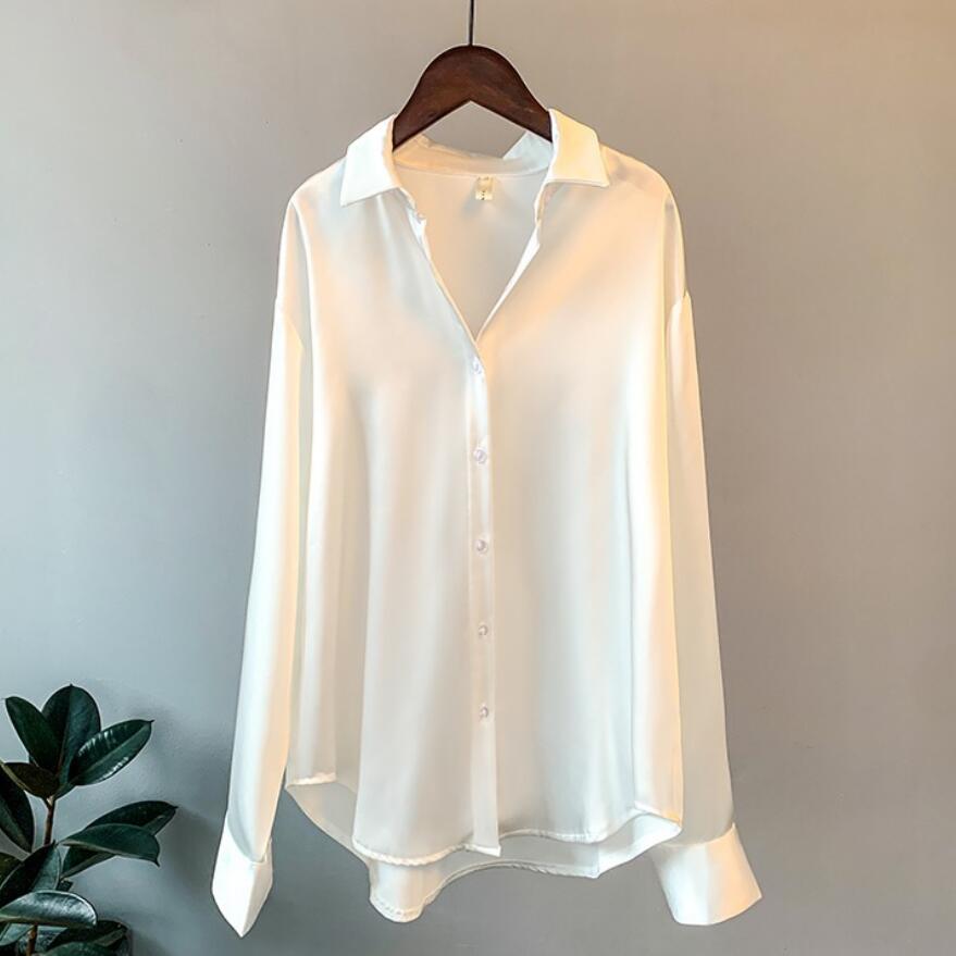Chemisier Vintage Oversize Femme – Boutonné, Fluide & Style Rétro Chic – Collection Automne